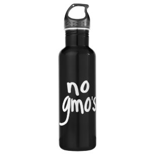 Shout No GMO's Protect our Food Black 710 Ml Water Bottle