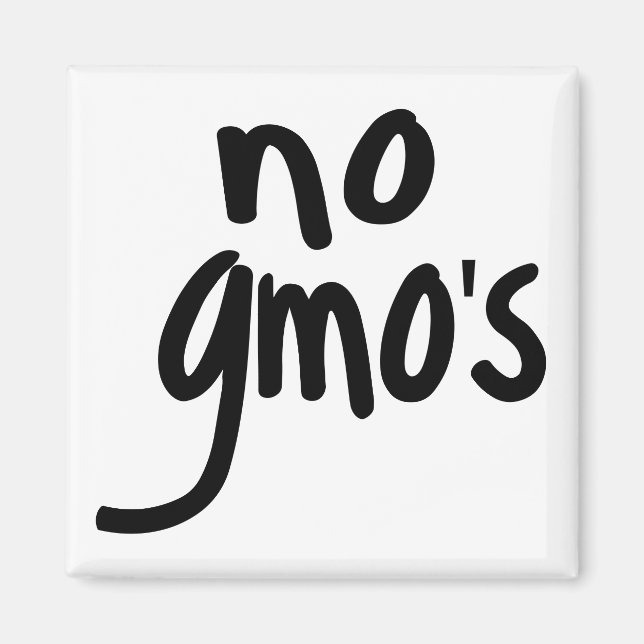 Shout No GMO's Protect our Food Magnet (Front)