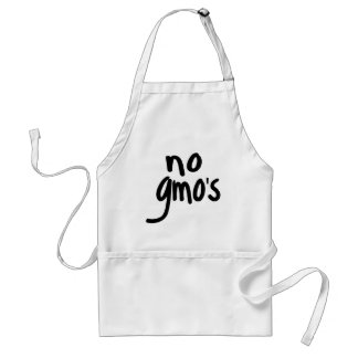 Shout No GMO's Protect our Food Standard Apron