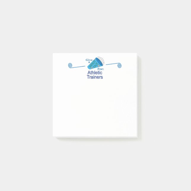Shout Out for Athletic Trainers Post-it Notes (Front)