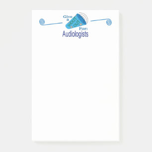 Shout Out for Audiologists Post-it Notes