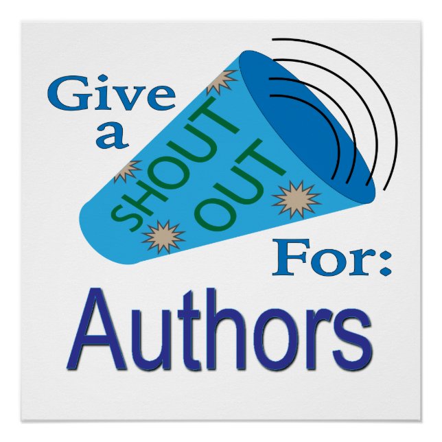 Shout Out for Authors Poster (Front)