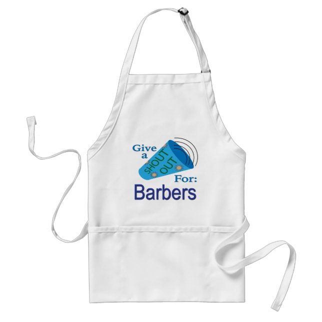 Shout Out for Barbers Standard Apron (Front)