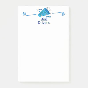 Shout Out for Bus Drivers Post-it Notes
