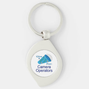 Shout Out for Camera Operators Key Ring