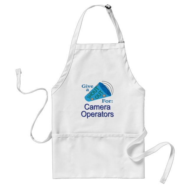 Shout Out for Camera Operators Standard Apron (Front)