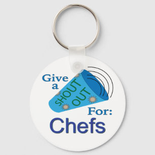 Shout Out for Chefs Key Ring
