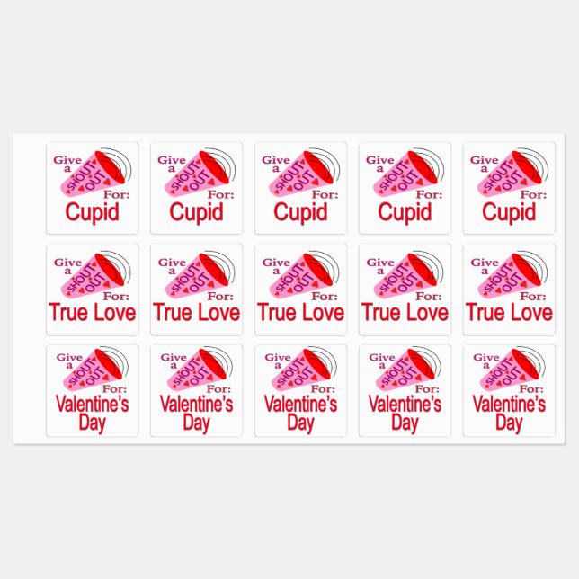 Shout Out for Cupid, True Love, Valentine's Day (Sheet)