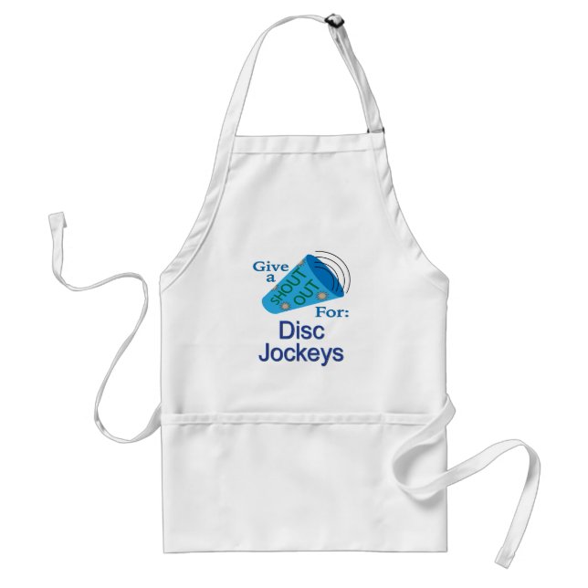 Shout Out for Disc Jockeys Standard Apron (Front)