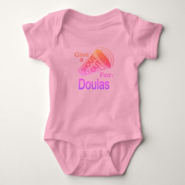 Shout Out for Doulas Baby Bodysuit (Front)