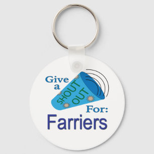 Shout Out for Farriers Key Ring