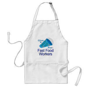 Shout Out for Fast Food Workers Standard Apron