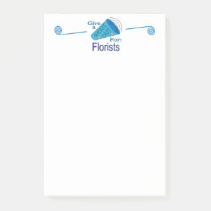 Shout Out for Florists Post-it Notes