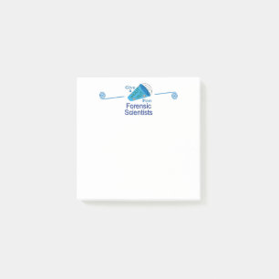 Shout Out for Forensic Scientists Post-it Notes