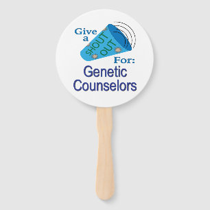 Shout Out for Genetic Counsellors Hand Fan