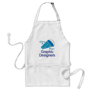 Shout Out for Graphic Designers Standard Apron
