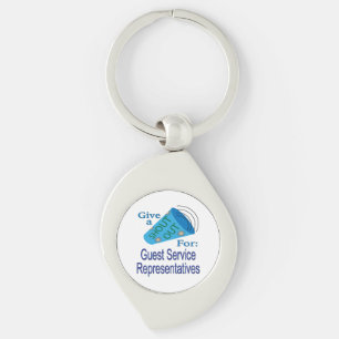 Shout Out for Guest Service Representatives Key Ring