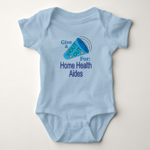 Shout Out for Home Health Aides Baby Bodysuit