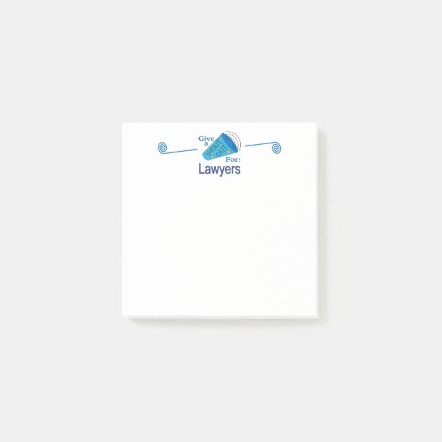 Shout Out for Lawyers Post-it Notes (Front)