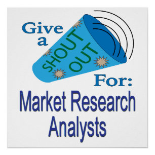 Shout Out for Market Research Analysts Poster