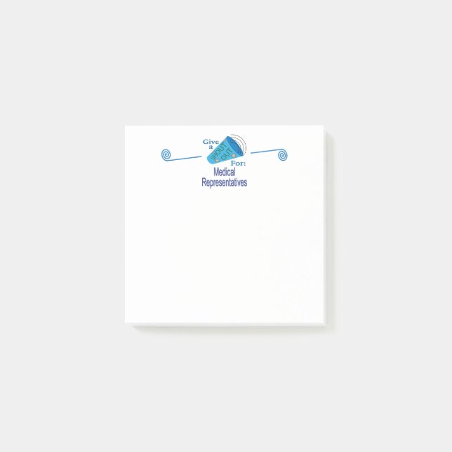 Shout Out for Medical Representatives Post-it Notes (Front)