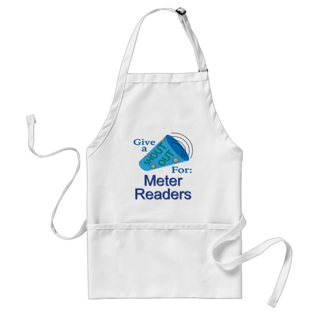Shout Out for Metre Readers Standard Apron (Front)