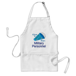 Shout Out for Military Personnel Standard Apron