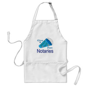 Shout Out for Notaries Standard Apron