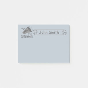 Shout Out for Ophthamologists 4x3 Post-it Notes