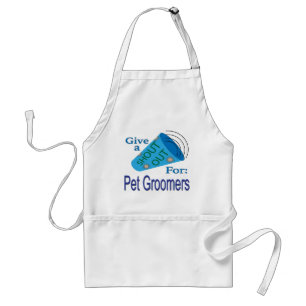 shout Out for Pet Groomers Standard Apron
