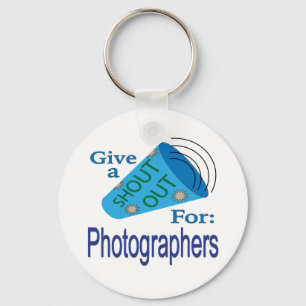 Shout Out for Photographers Key Ring