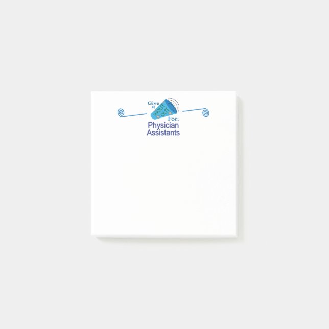 Shout Out for Physician Assistants Post-it Notes (Front)