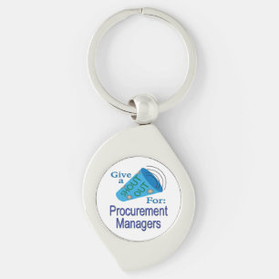 Shout Out for Procurement Managers Key Ring