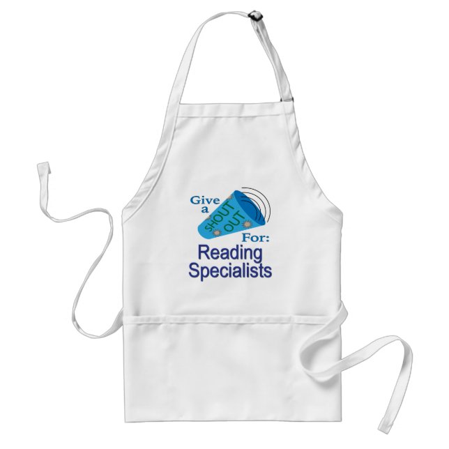 Shout Out for Reading Specialists Standard Apron (Front)
