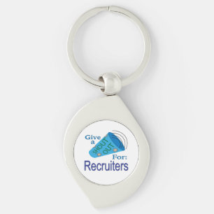 Shout Out for Recruiters Key Ring
