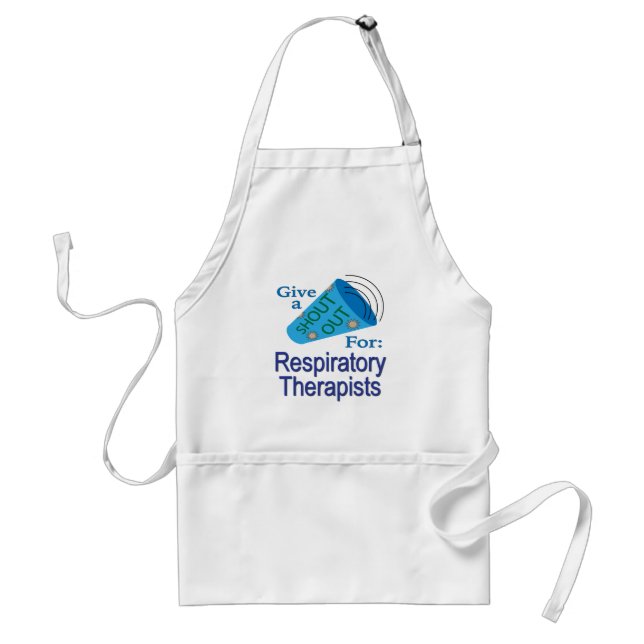 Shout Out for Respiratory Therapists Standard Apron (Front)