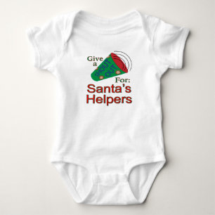 Shout Out for Santa's Helpers Baby Bodysuit