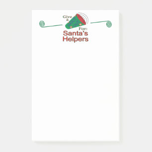 Shout Out for Santa's Helpers Post-it Notes