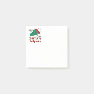 Shout Out for Santa's Helpers Post-it Notes