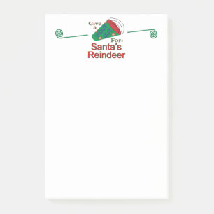 Shout Out for Santa's Reindeer Post-it Notes
