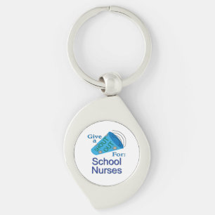 Shout Out for School Nurses Key Ring