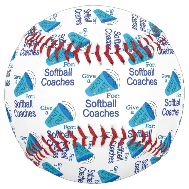 Shout Out for Softball Coaches (Front)