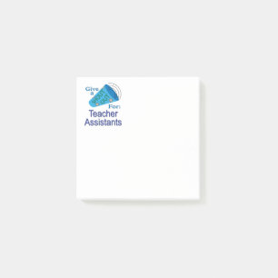 Shout Out for Teacher Assistants Post-it Notes
