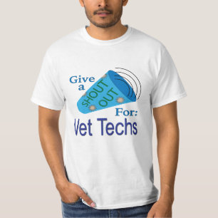 Shout Out for Vet Techs T-Shirt