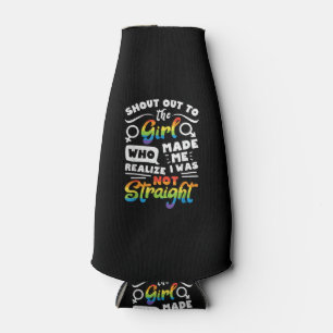 Shout Out to The Girl Lesbian Pride LGBT T Shirt G Bottle Cooler