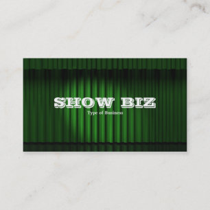 Show Biz Green - (Gold Card) Business Card