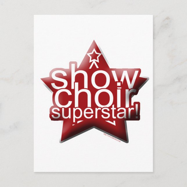 Show Choir Superstar! Postcard (Front)