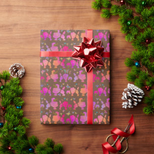 Show Dogs Groomed and Ready to Prance in Mud Wrapping Paper