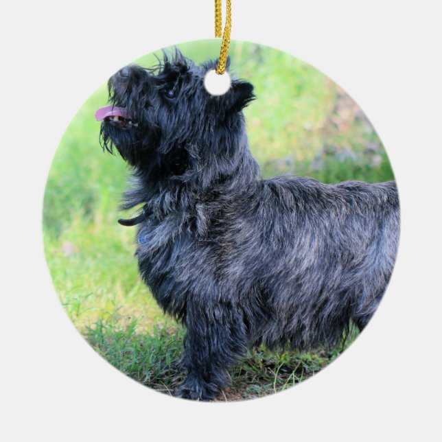 Show girl ceramic tree decoration (Front)