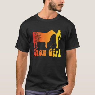Show Girl Fun Livestock Cattle Showing 1 T-Shirt